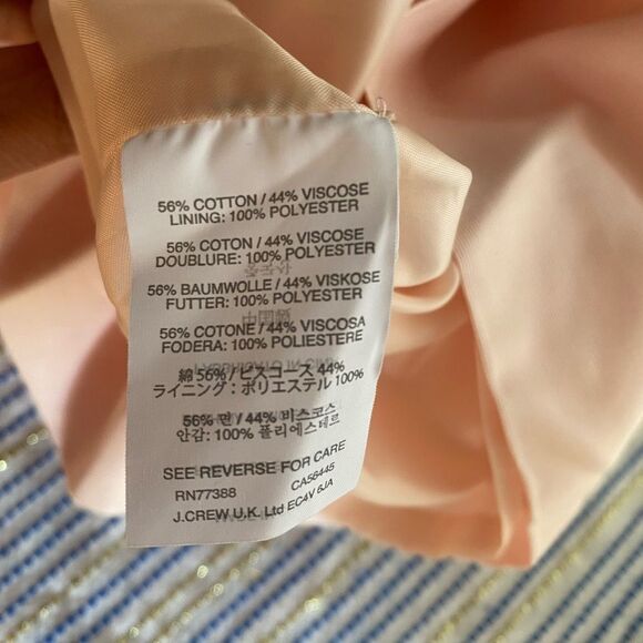 J.Crew Mae Dress Classic Faille Ligh Pink Sleeveless Sz 6 NWT - Picture 13 of 17